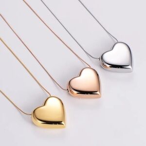 Puffy Heart Necklace